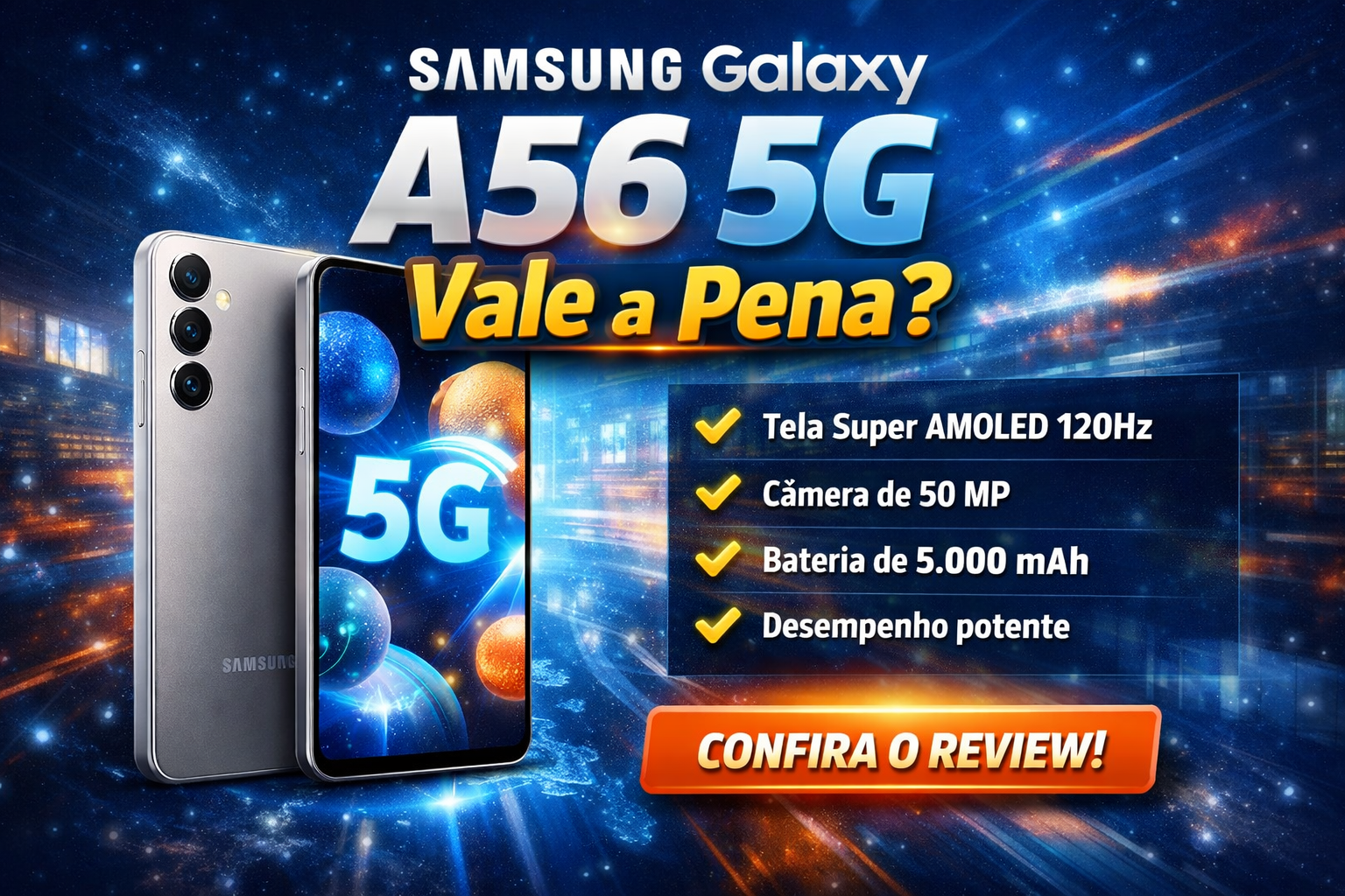 Samsung Galaxy A56 5G 256GB verde - review