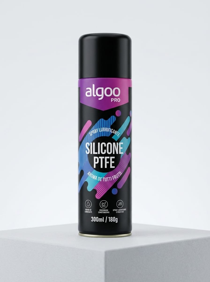 Lata de spray de silicone com PTFE Algoo Pro para suspensão de bike