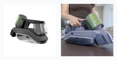 Extratora e higienizadora portátil sem fio WAP Spot Cleaner Power Brush com escova elétrica rotativa limpando sofá