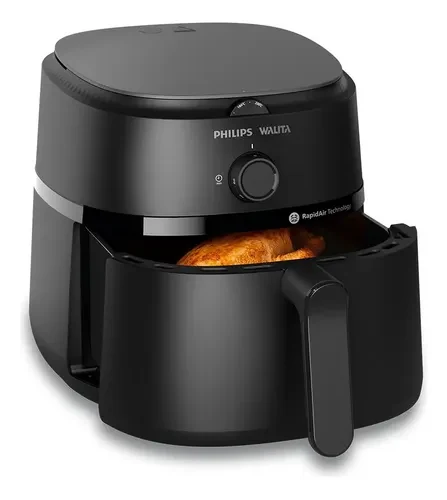 Fritadeira Elétrica sem Óleo Airfryer Série 1000 XL 6,2L Philips Walita NA130/00 preta