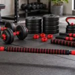 Kit halteres 15kg vale a pena: conjunto ajustável 6 em 1 Knack