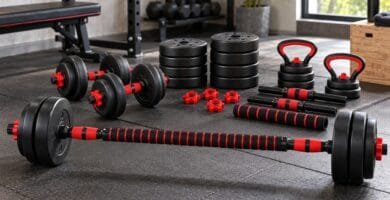Kit halteres 15kg vale a pena: conjunto ajustável 6 em 1 Knack
