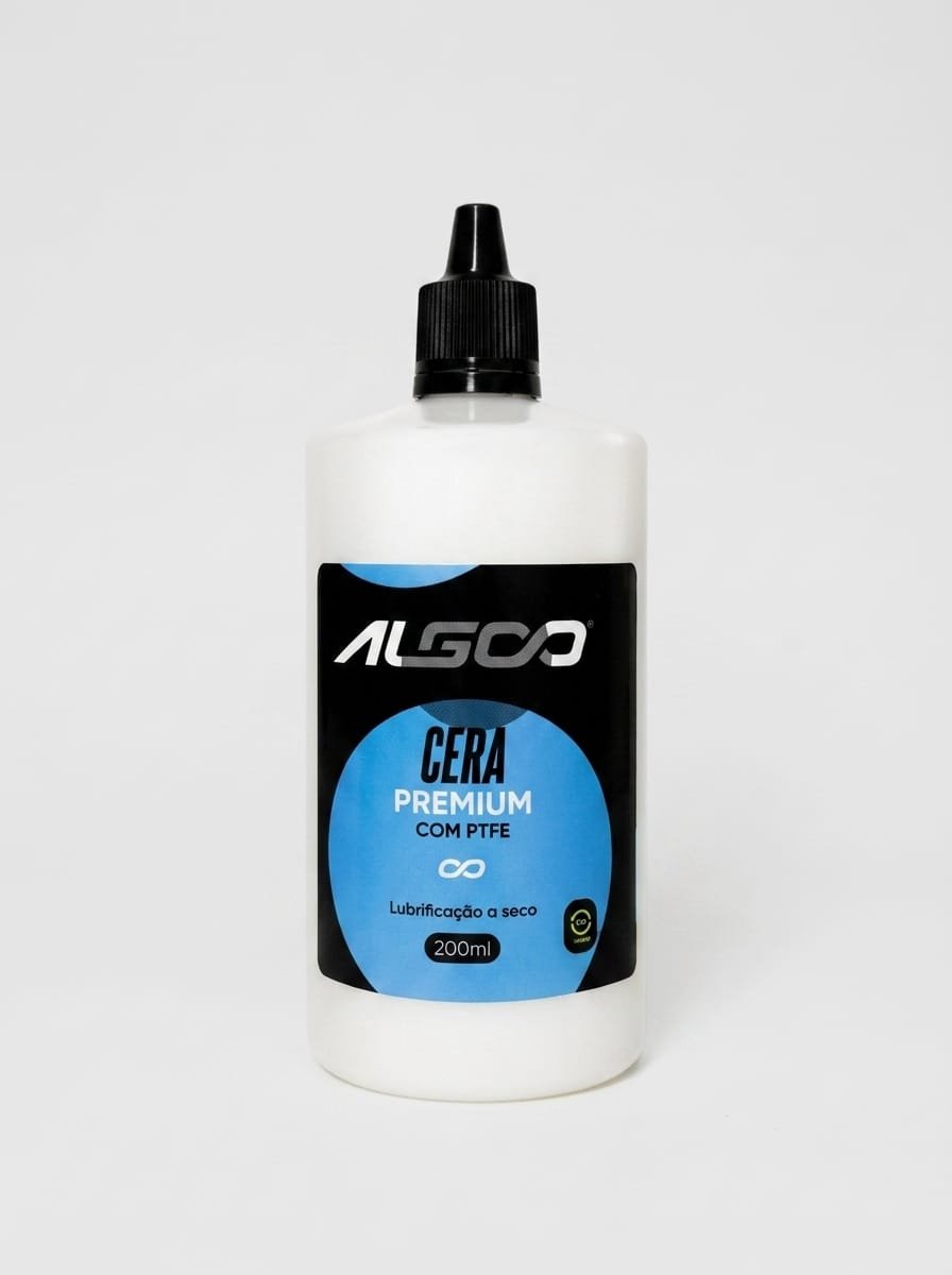 Frasco de Cera Lubrificante de Corrente Algoo Premium 200ml com PTFE