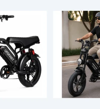 Comparativo entre as bicicletas elétricas UFO Fast VL20 e Urbikes V9 Max 1000W lado a lado
