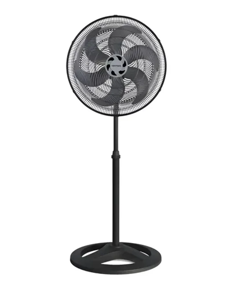 ventilador de coluna ventisol turbo 6 50cm vale a pena - modelo preto com hélice de 6 pás