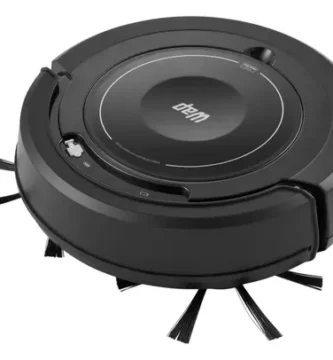 Robô aspirador de pó WAP Robot W100 3 em 1 preto com sensores antiqueda e mop