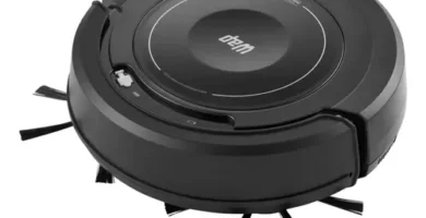 Robô aspirador de pó WAP Robot W100 3 em 1 preto com sensores antiqueda e mop