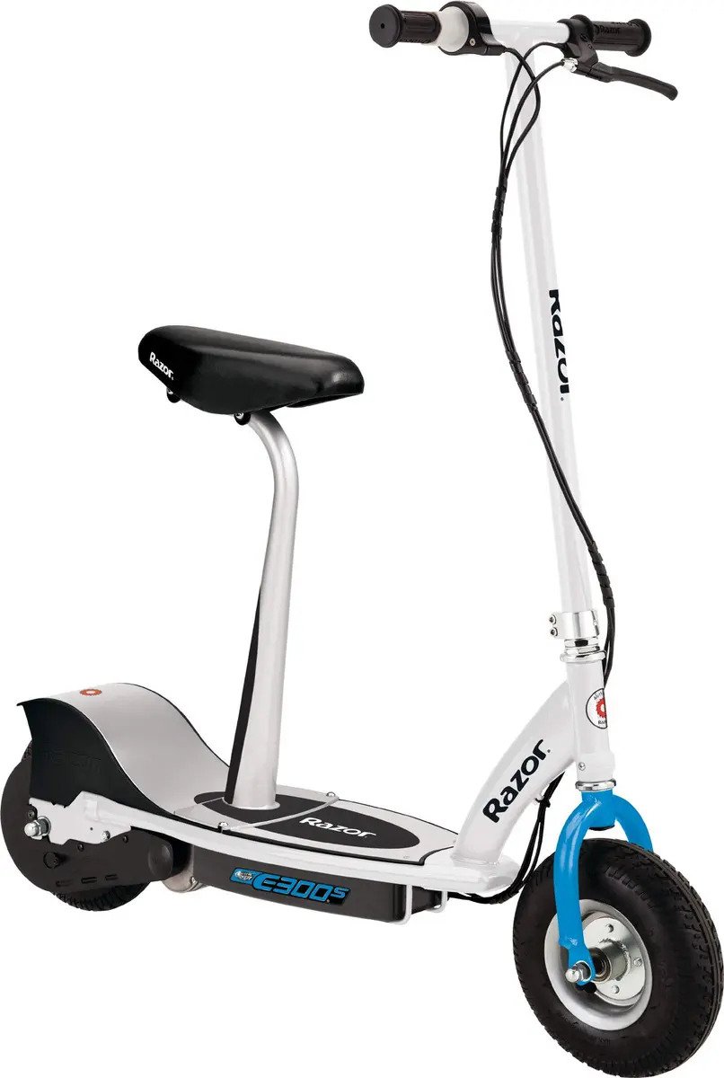 Patinete elétrico adulto Razor E300S com assento acolchoado