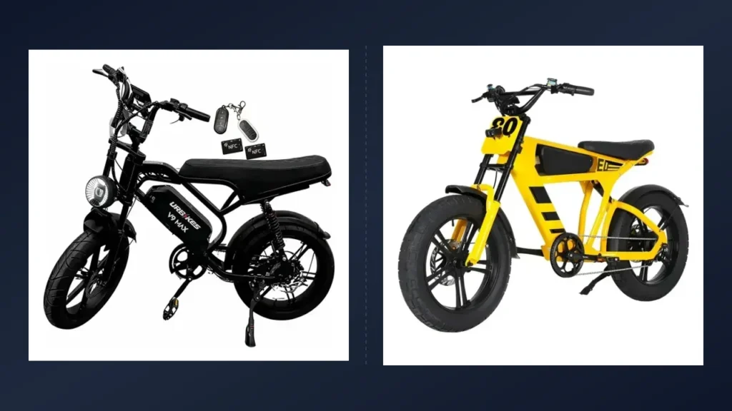 V9 Max vs FT03: comparativo das duas fat bikes elétricas de 1000W mais vendidas do Brasil